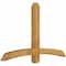 Ekena Millwork Bellingham Rough Sawn Timber Gable Bracket, Western Red Cedar, 60"W x 38"H x 4"D x 4"F, 15/12 Pitch GBW060X38X0404BEL00RWR - alternate 3